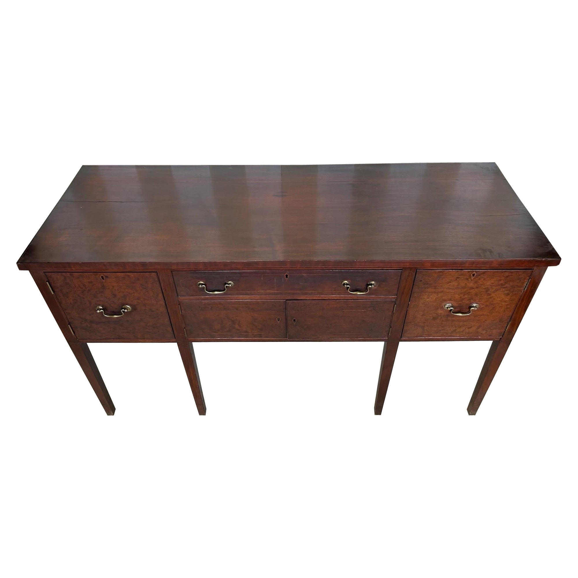 Fine 19th century American federal period mahogany sideboard