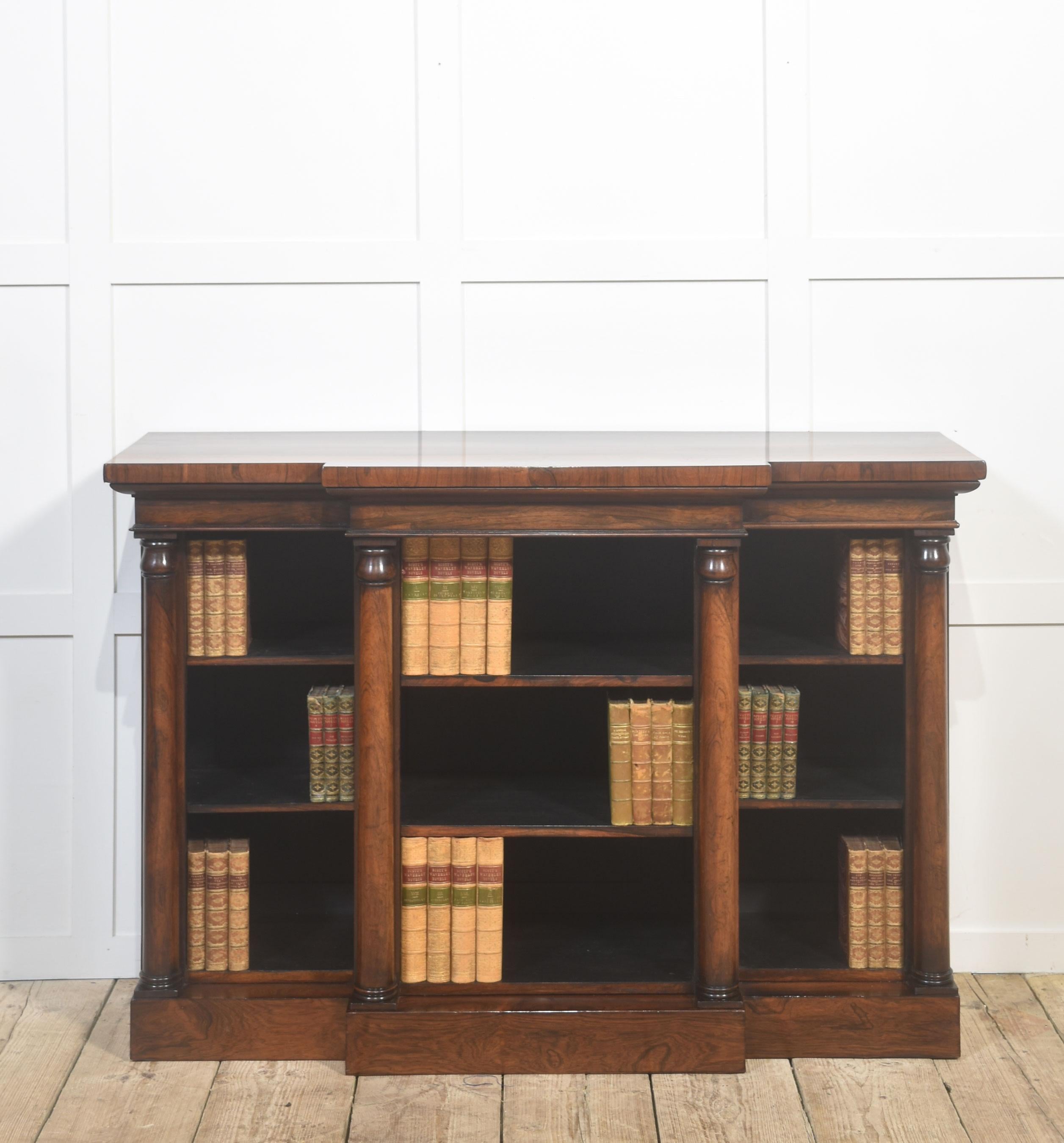 Britannique Bibliothèque ouverte du 19e siècle en vente