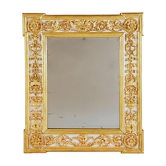 Fine 19th Century Carved Giltwood Mirror, Attributed to Pietro Giusti