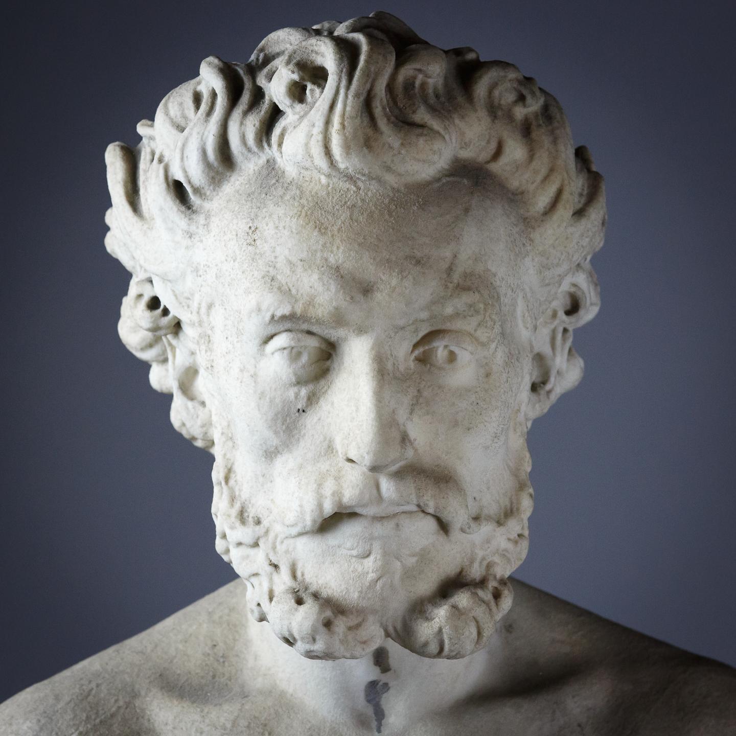 Fine 19th Century Carved Marble Bust of a Gentleman 10
