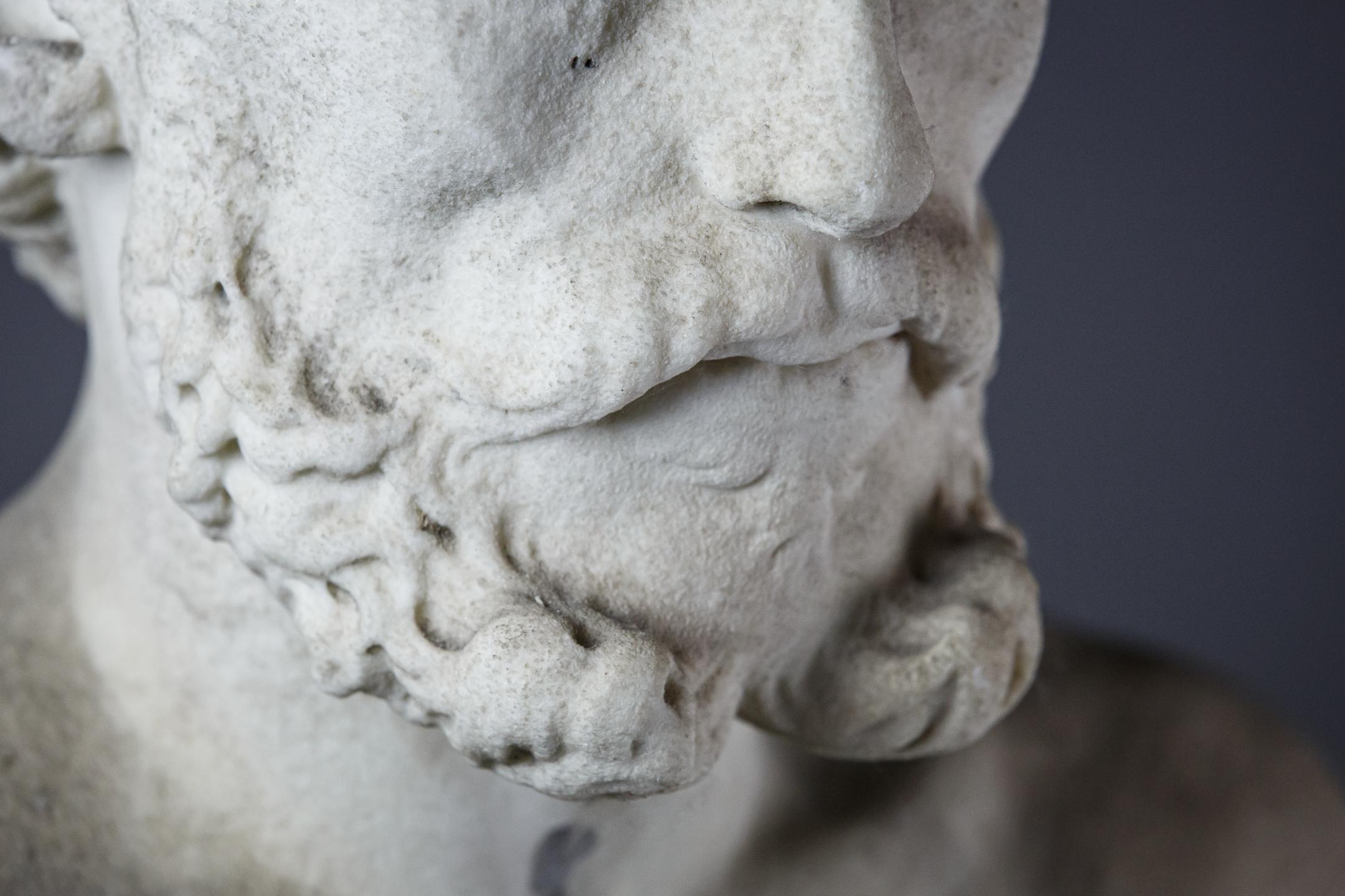 Fine 19th Century Carved Marble Bust of a Gentleman 3