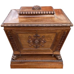 Fine 19th Century English Regency Mahogany Cellarette