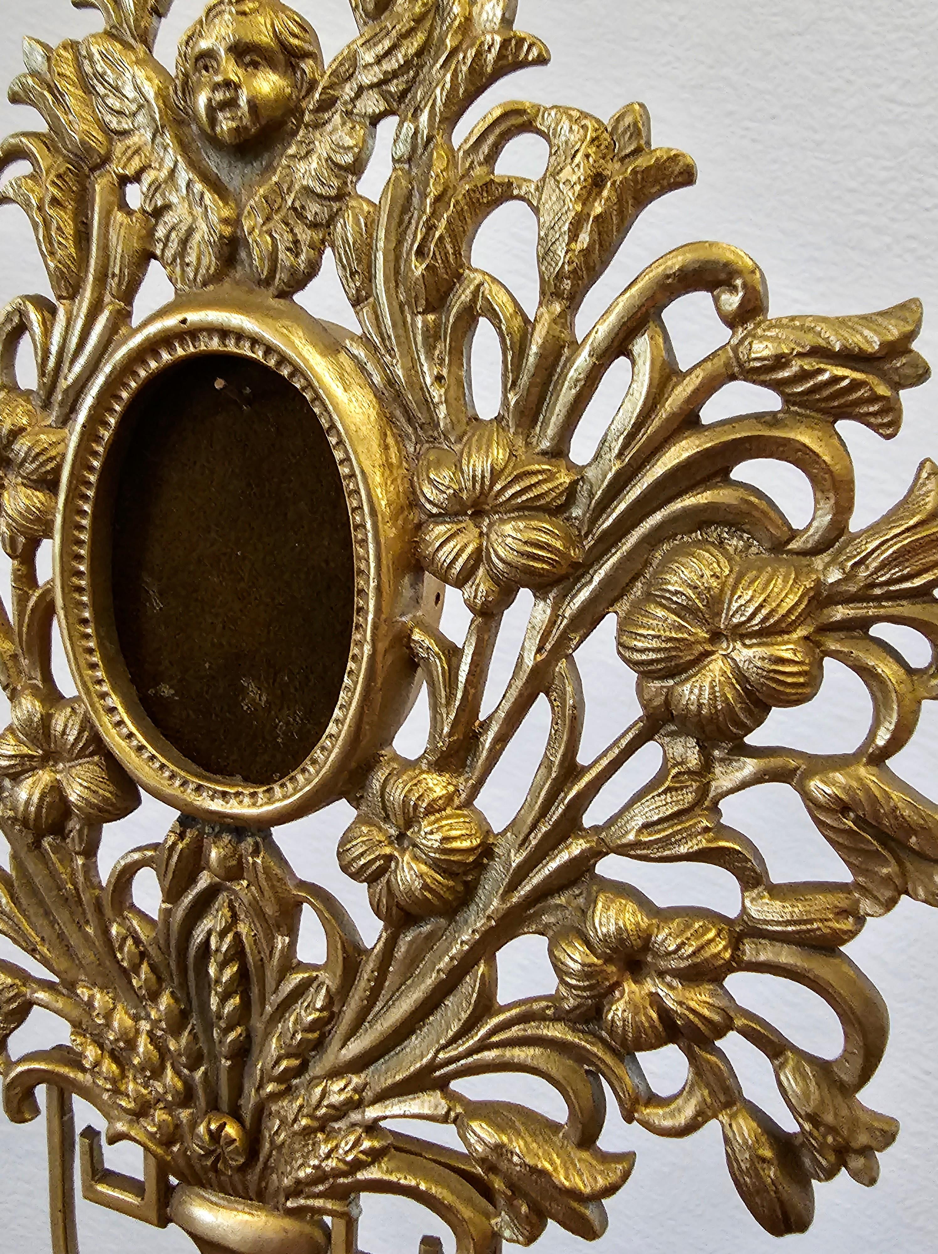Ostensoir Reliquaire en bronze doré et bronze ornemental du 19ème siècle en vente 2