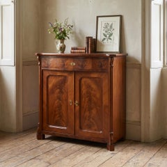 Fine 19th Century Flame Mahogany Cabinet