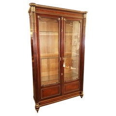 Fine 19th Century French Kingwood Bronze Ormolu Armoire Vitrine