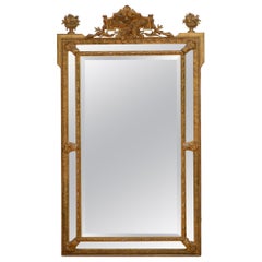 Antique Fine 19th Century Gilded Wall Mirror