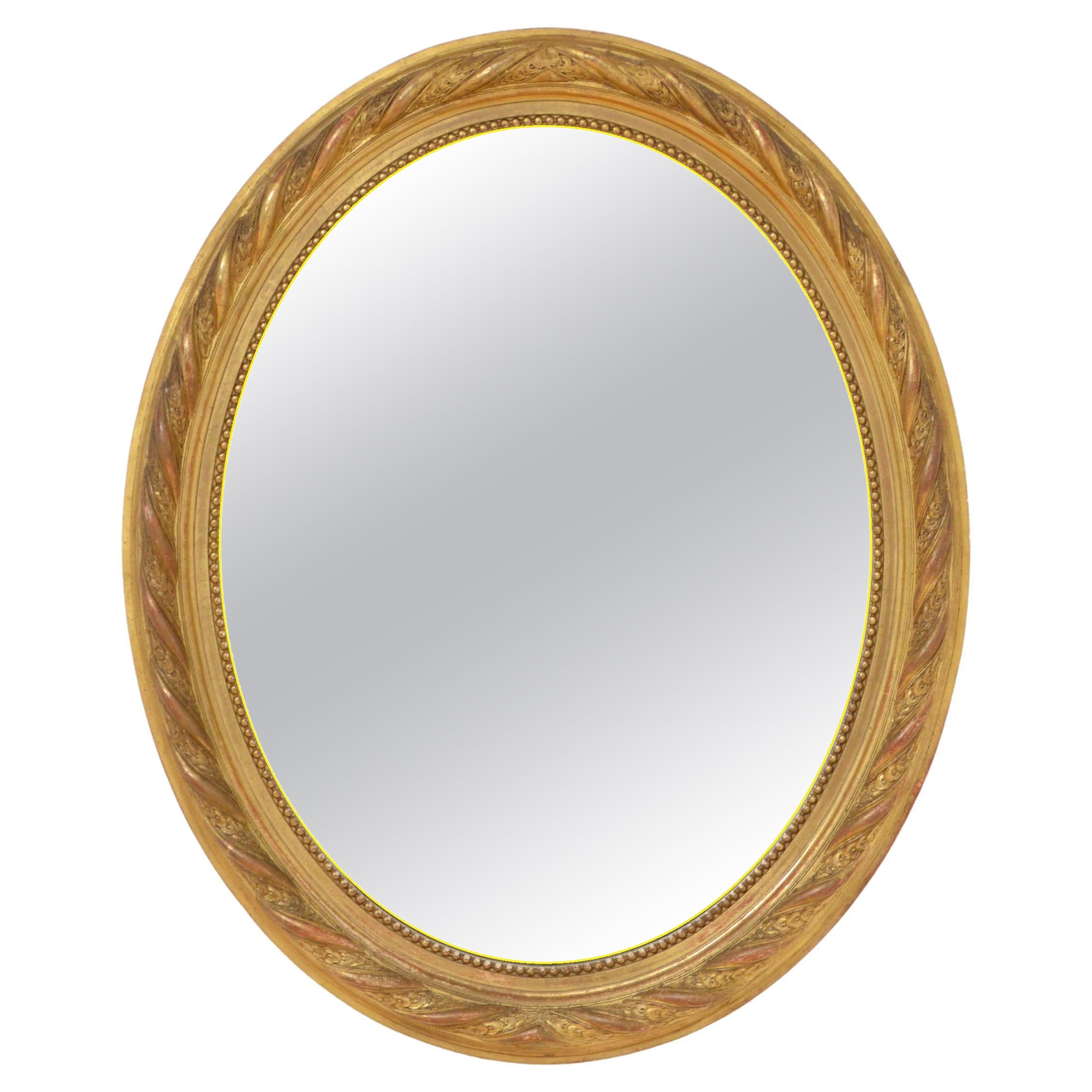 Fine 19th Century Gilded Wall Mirror
