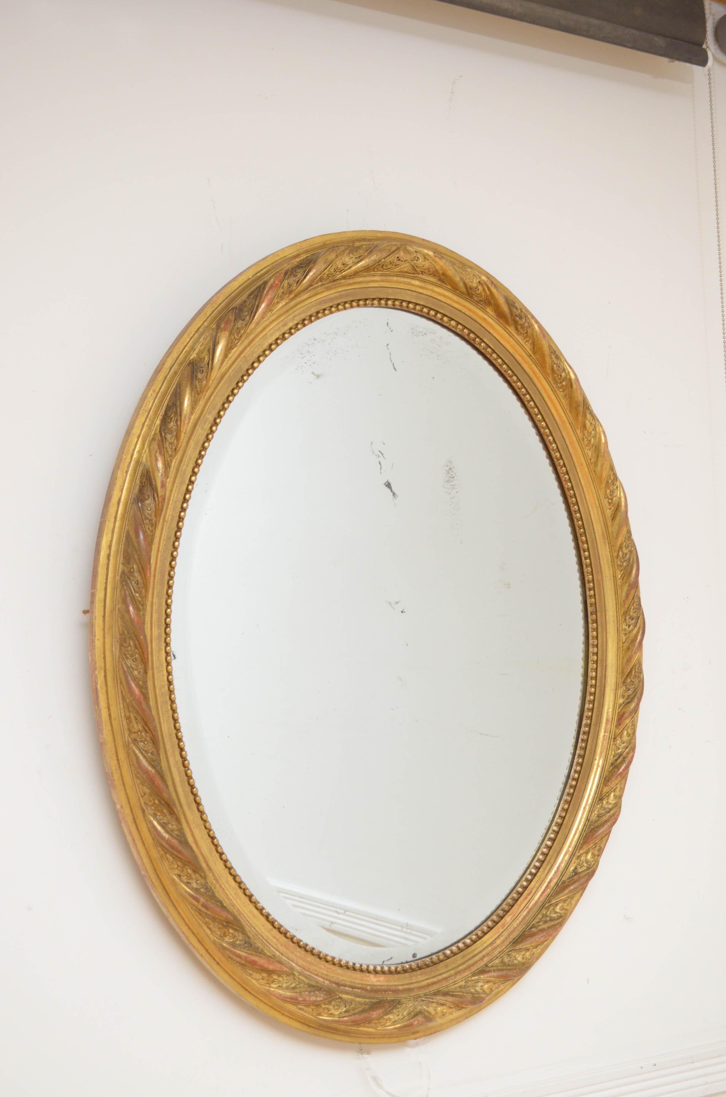 Victorian Fine 19th Century Gilded Wall Mirror For Sale