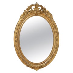 Antique Fine 19th Century Giltwood Wall Mirror French Gilded Mirror