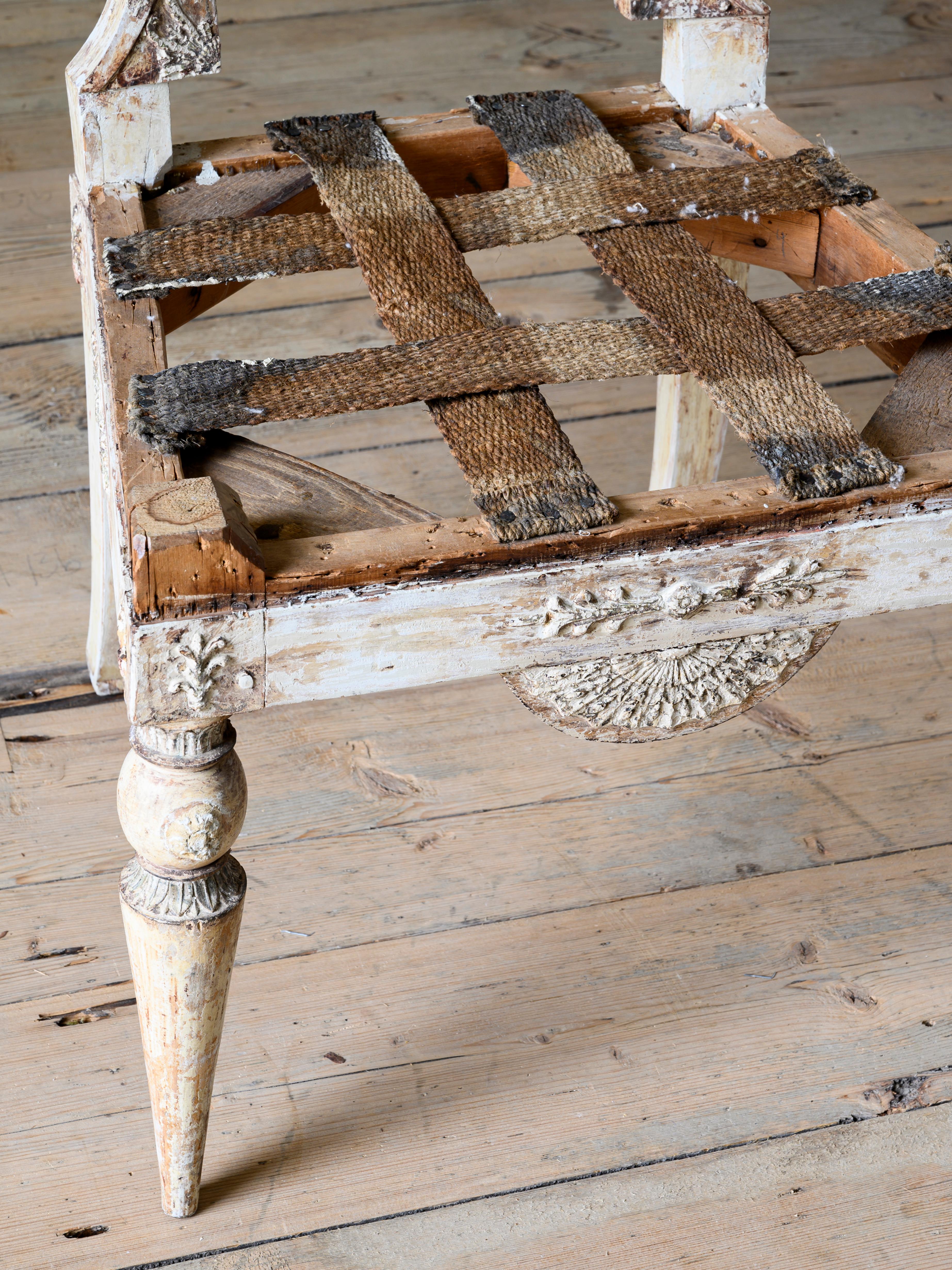 Fine 19th Century Gustavian Chair 4