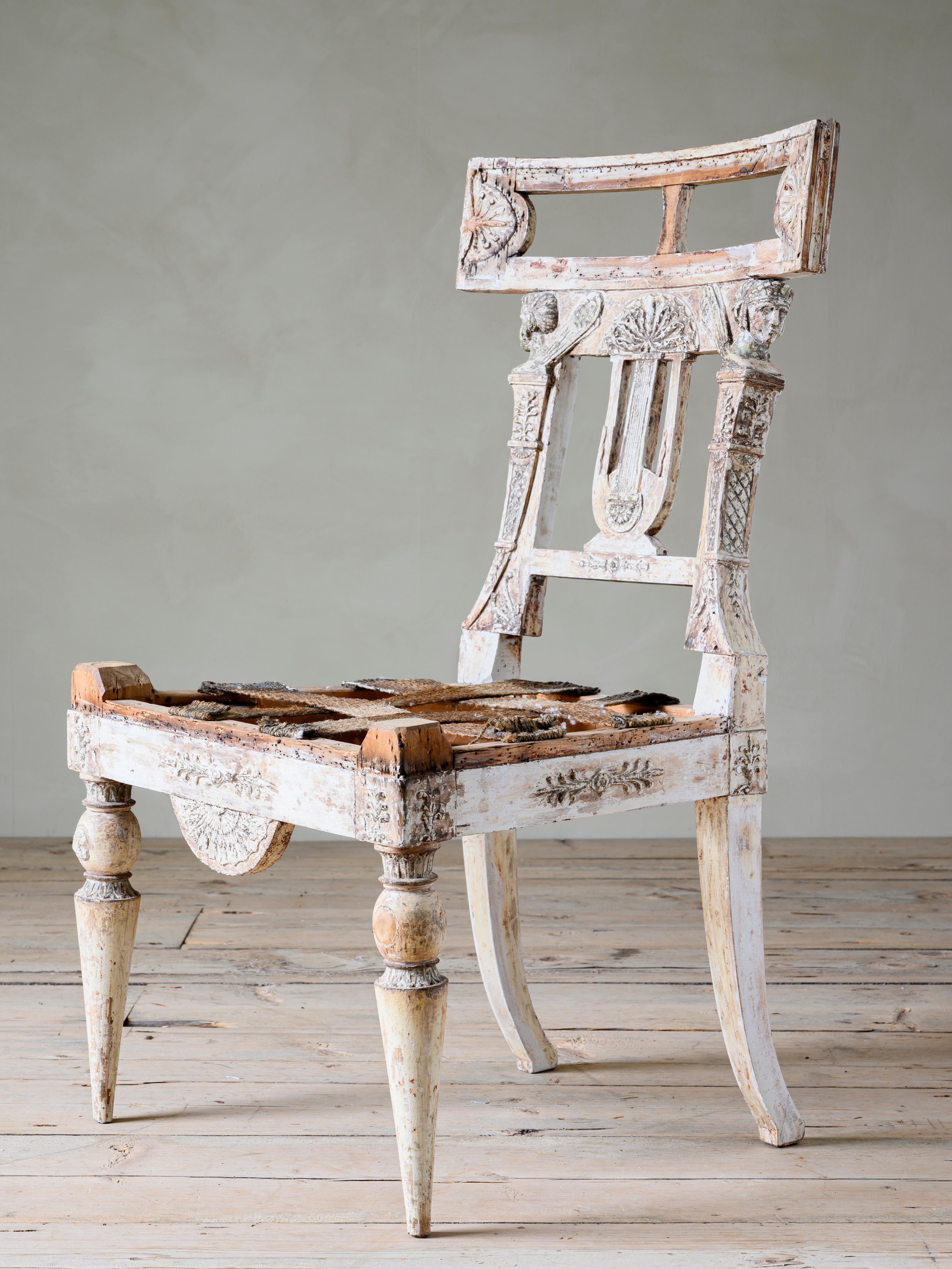 Fine 19th Century Gustavian Chair 3
