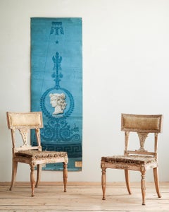 Raffinate sedie gustaviane del XIX secolo