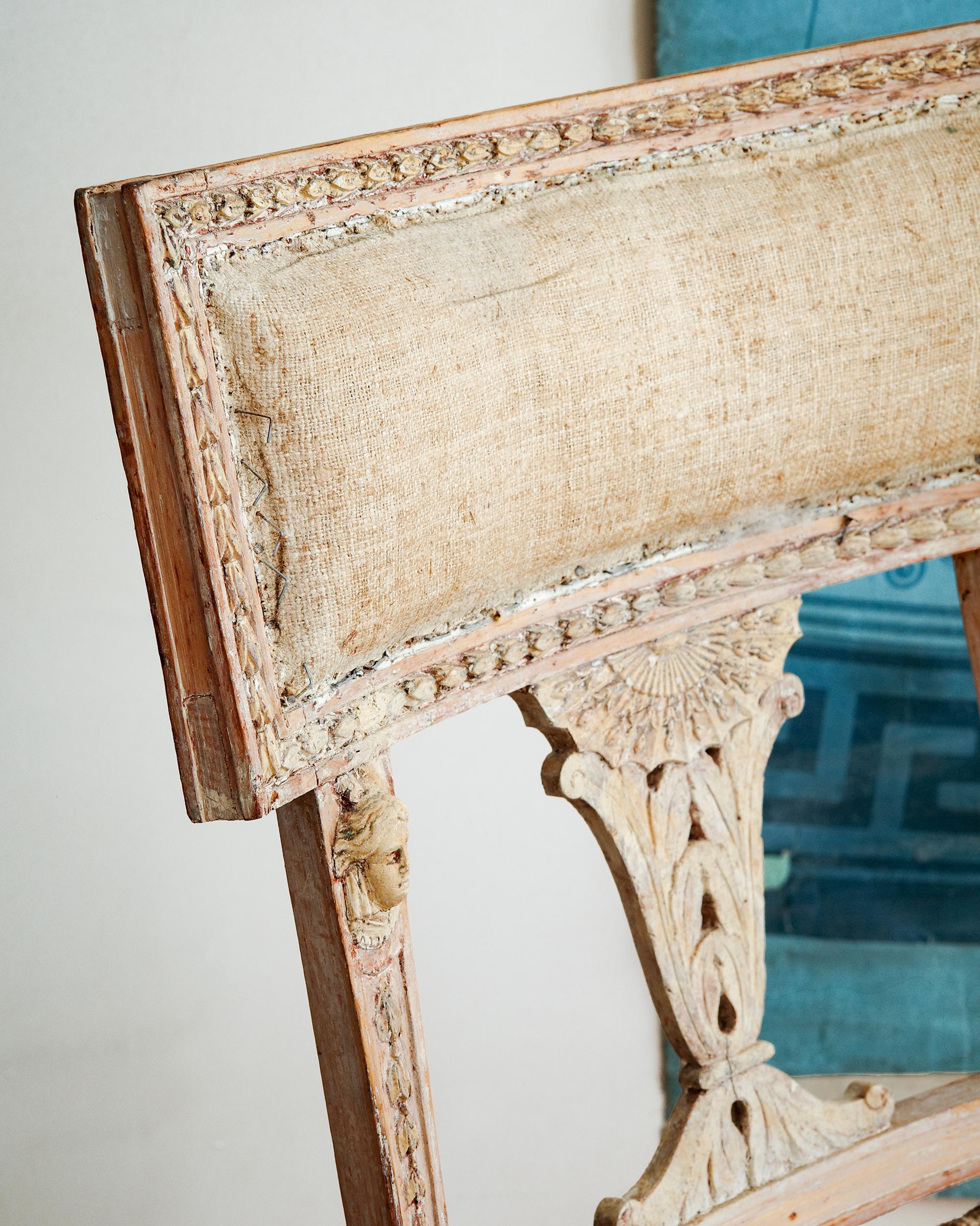 Pino Fine 19th Century Gustavian Chairs in vendita