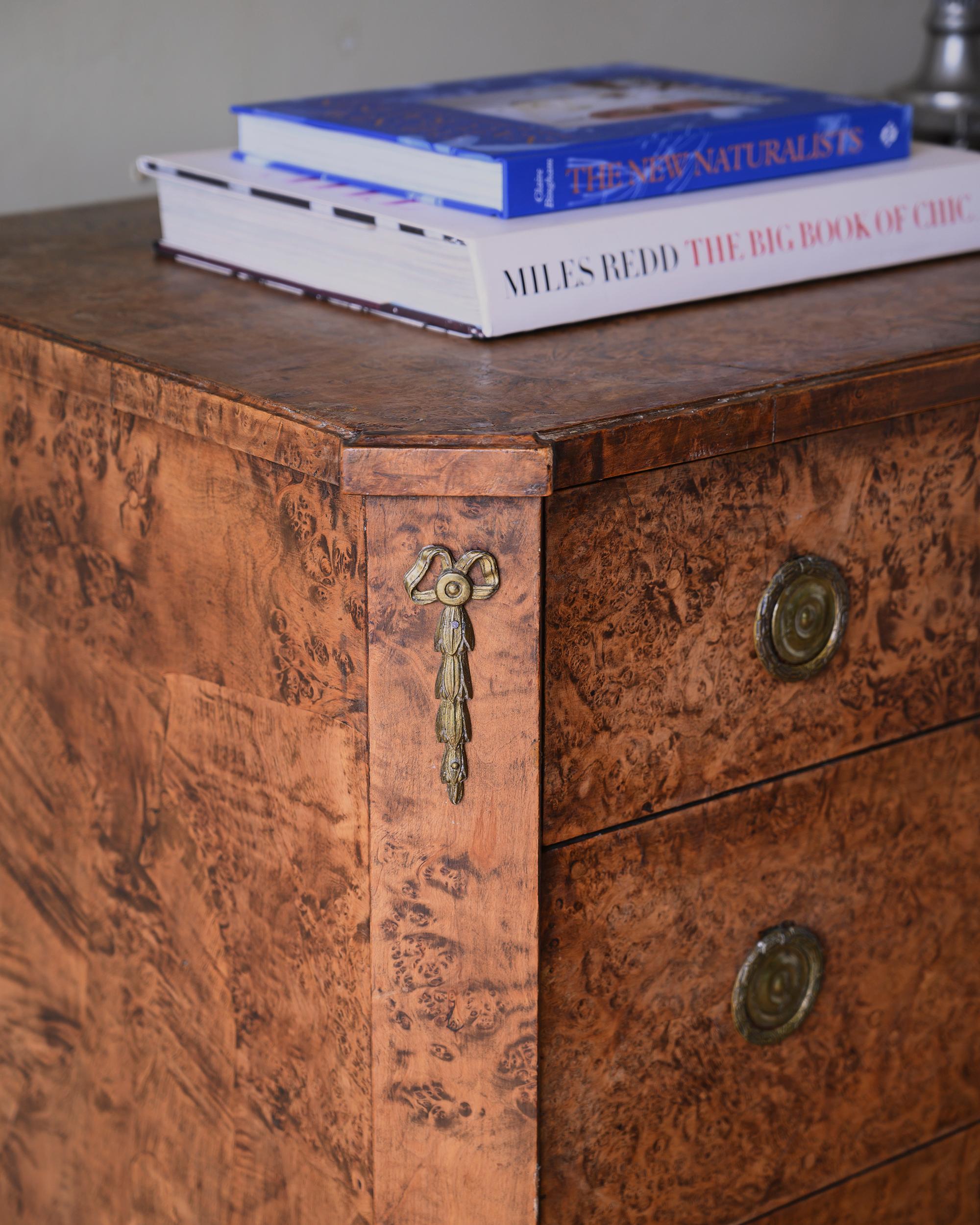 Wood Fine 19th Century Gustavian Chest of Drawers For Sale