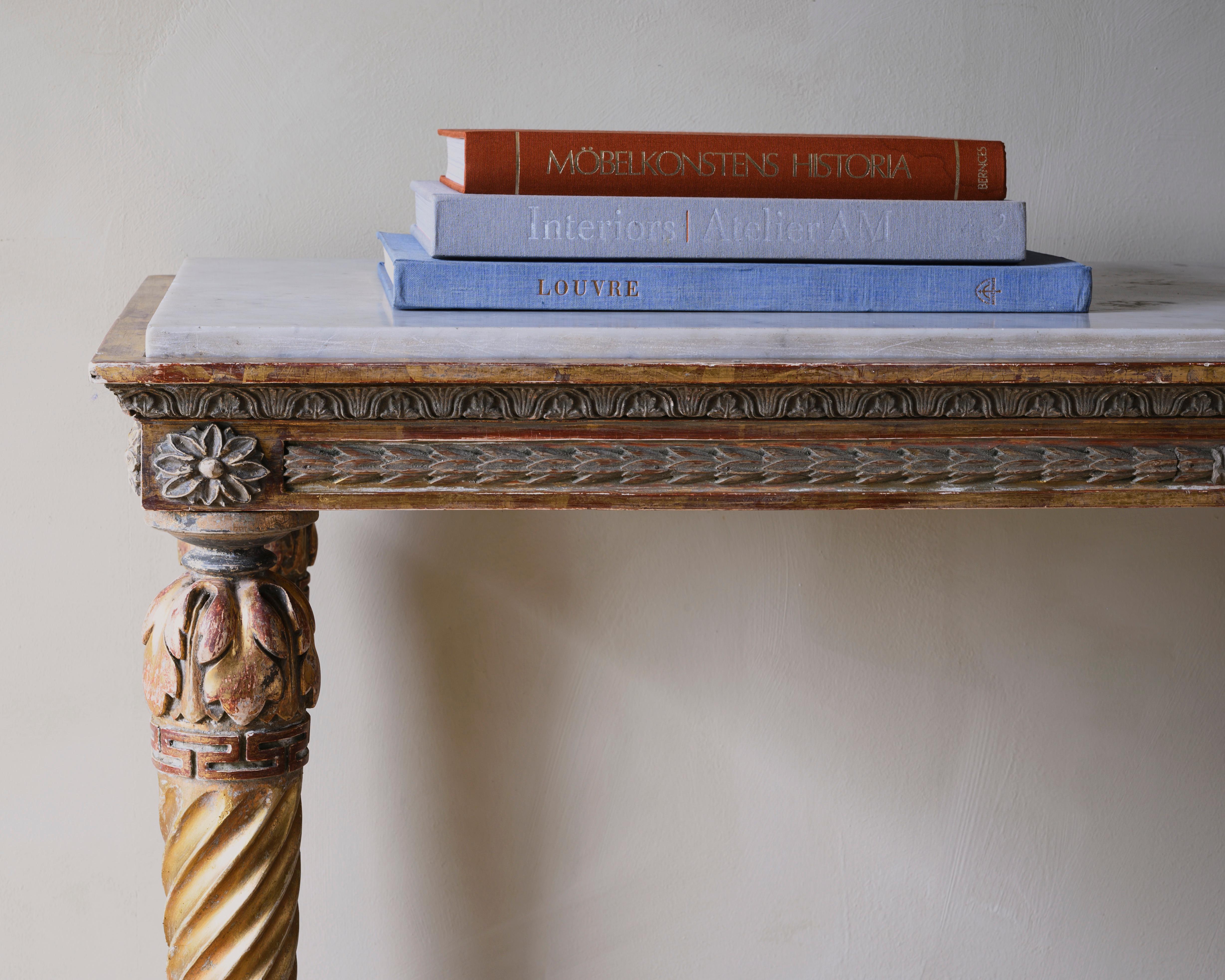 Swedish Fine 19th Century Gustavian Console Table