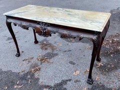 Fine 19th Century Irish Marble-Top Mahogany Console