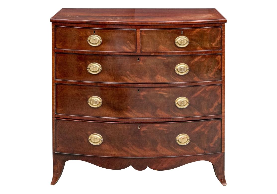 Coffre à arc en acajou du 19ème siècle à restaurer en vente 4