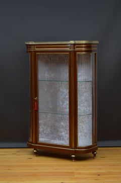 Fine 19th Century Mahogany Vitrine