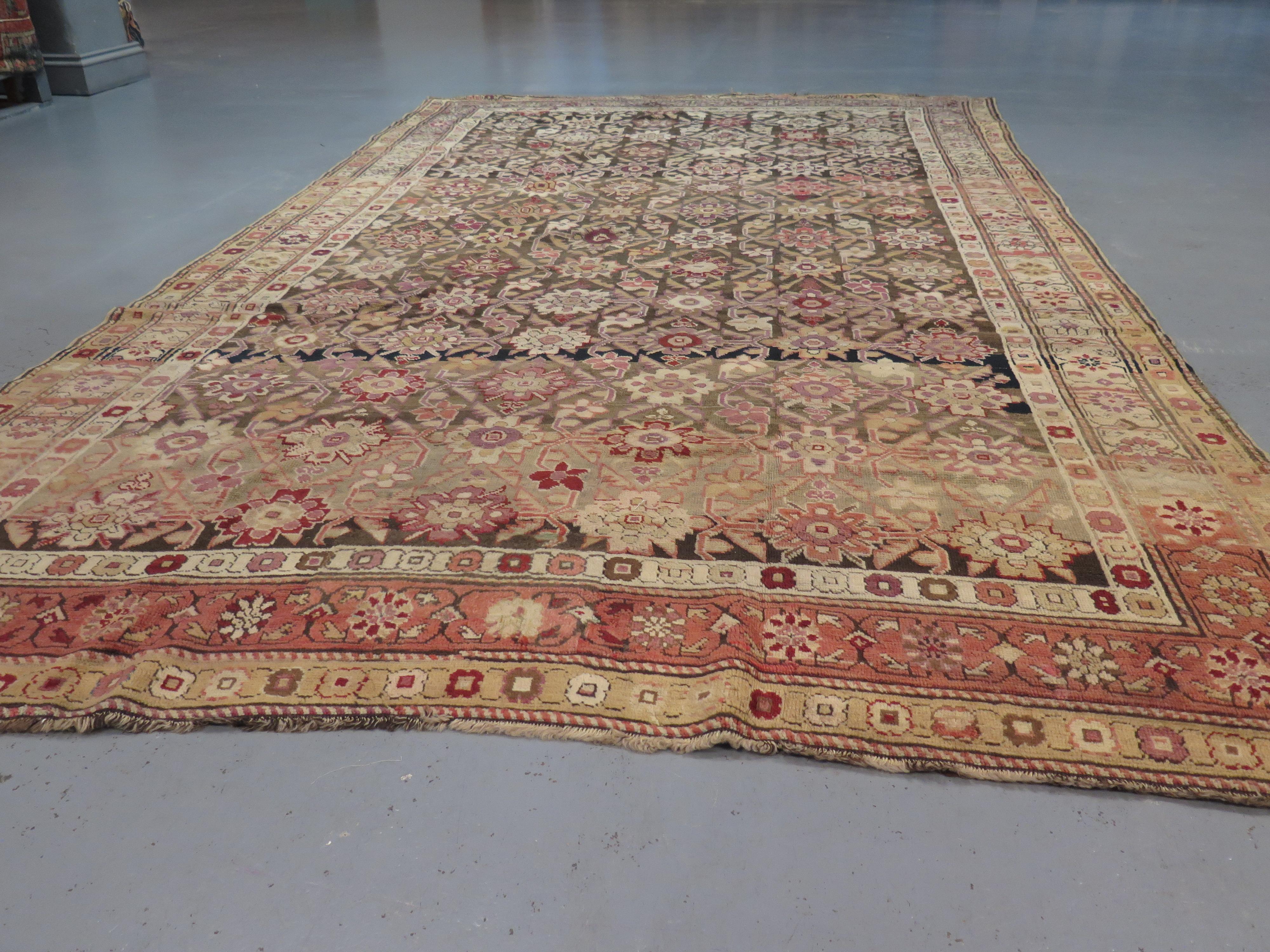 Armenian Fine 19th Century 'Mina Khani' Karabagh Carpet For Sale