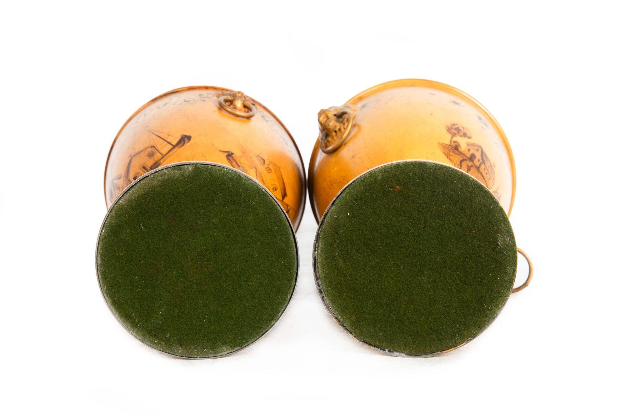 Feines Paar von Regency-Urnen aus Kastanienholz mit Flechtwerk aus dem 19. im Angebot 15
