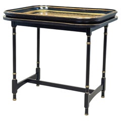 Fine 19th Century Papier Mache Tray On Stand