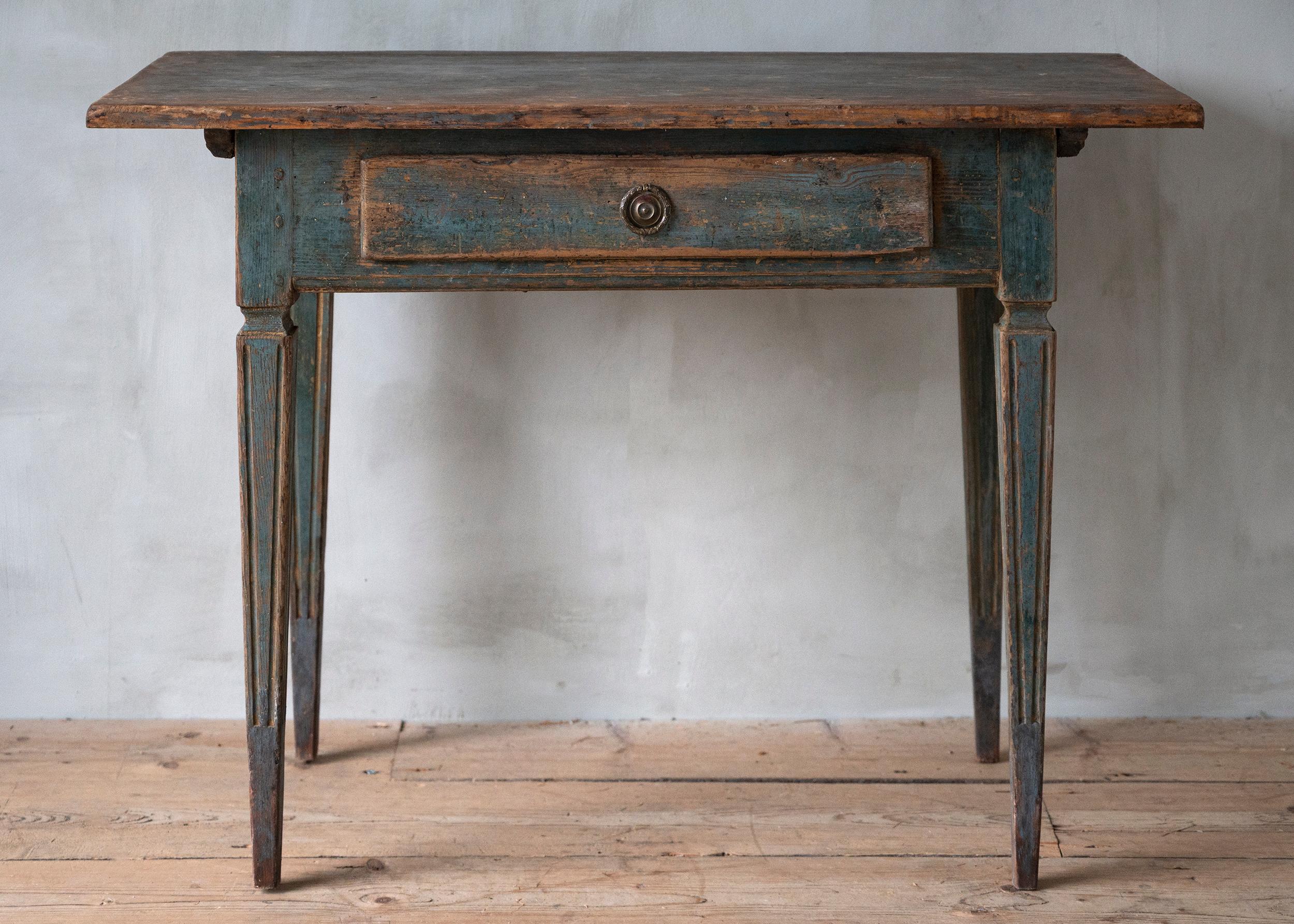 Fine 19th Century Provincial Gustavian Desk 4