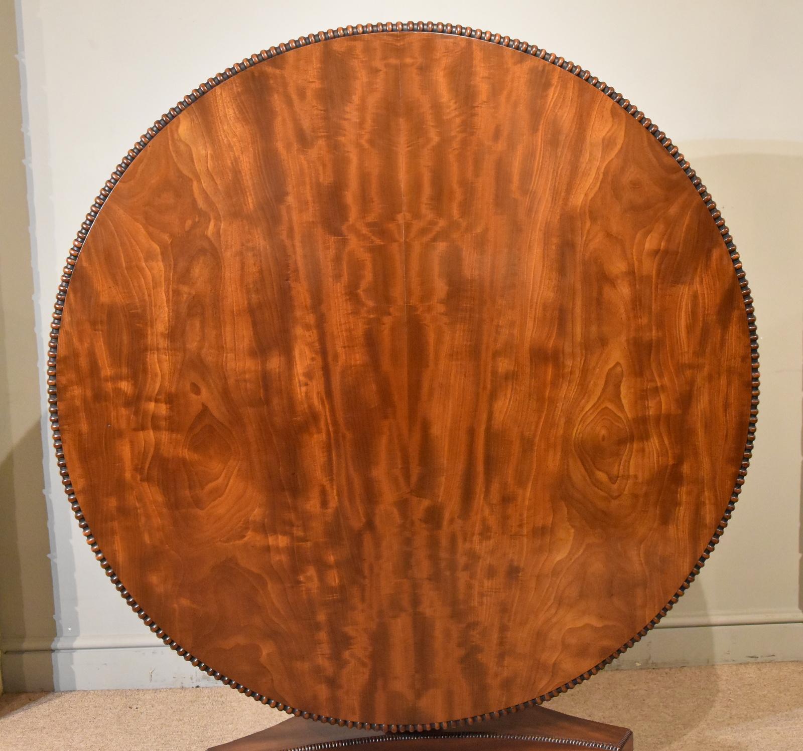 Fine 19th Century Regency Mahogany Circular Centre Table In Good Condition In Bournemouth, GB