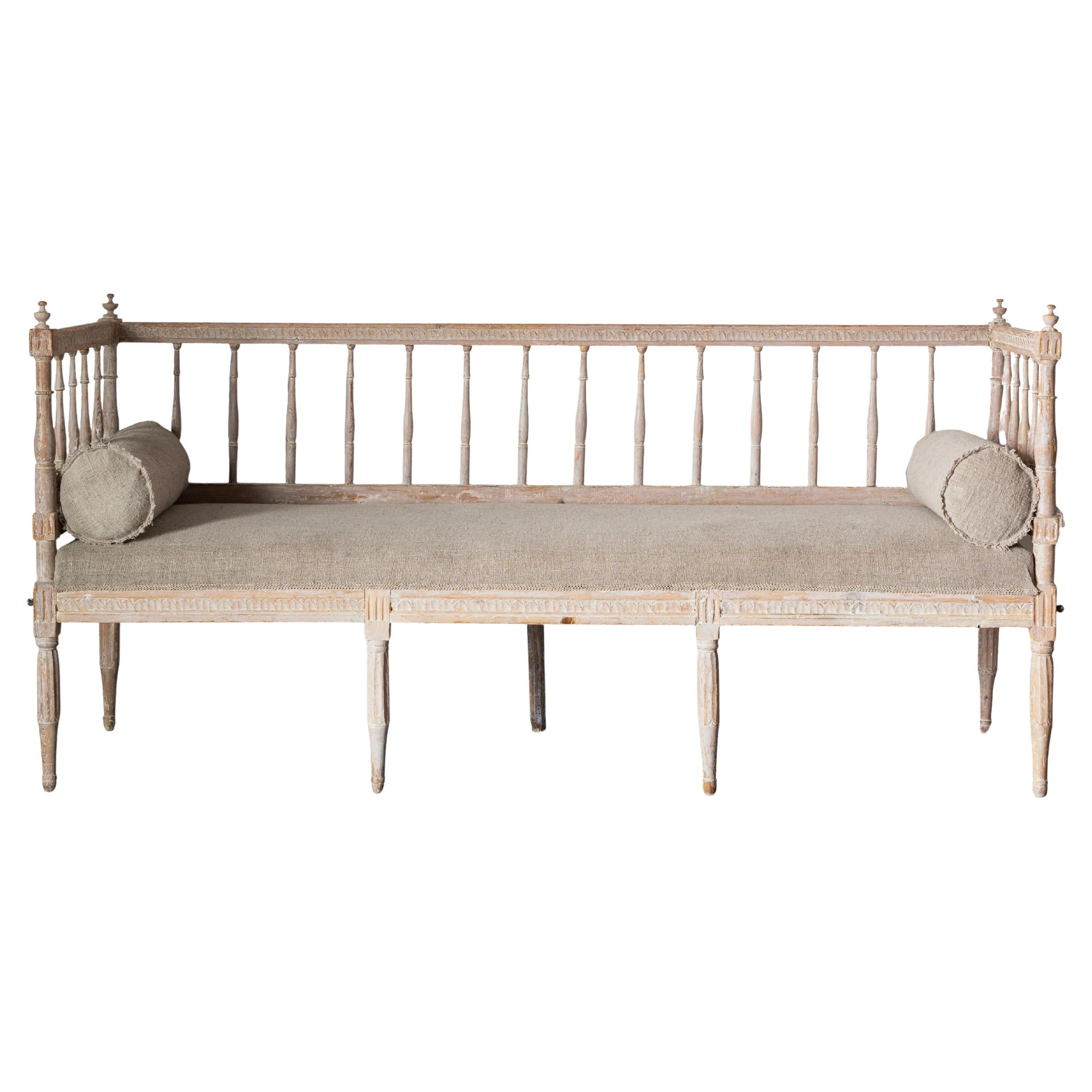 Fine 19th Century Swedish Gustavian Sofa