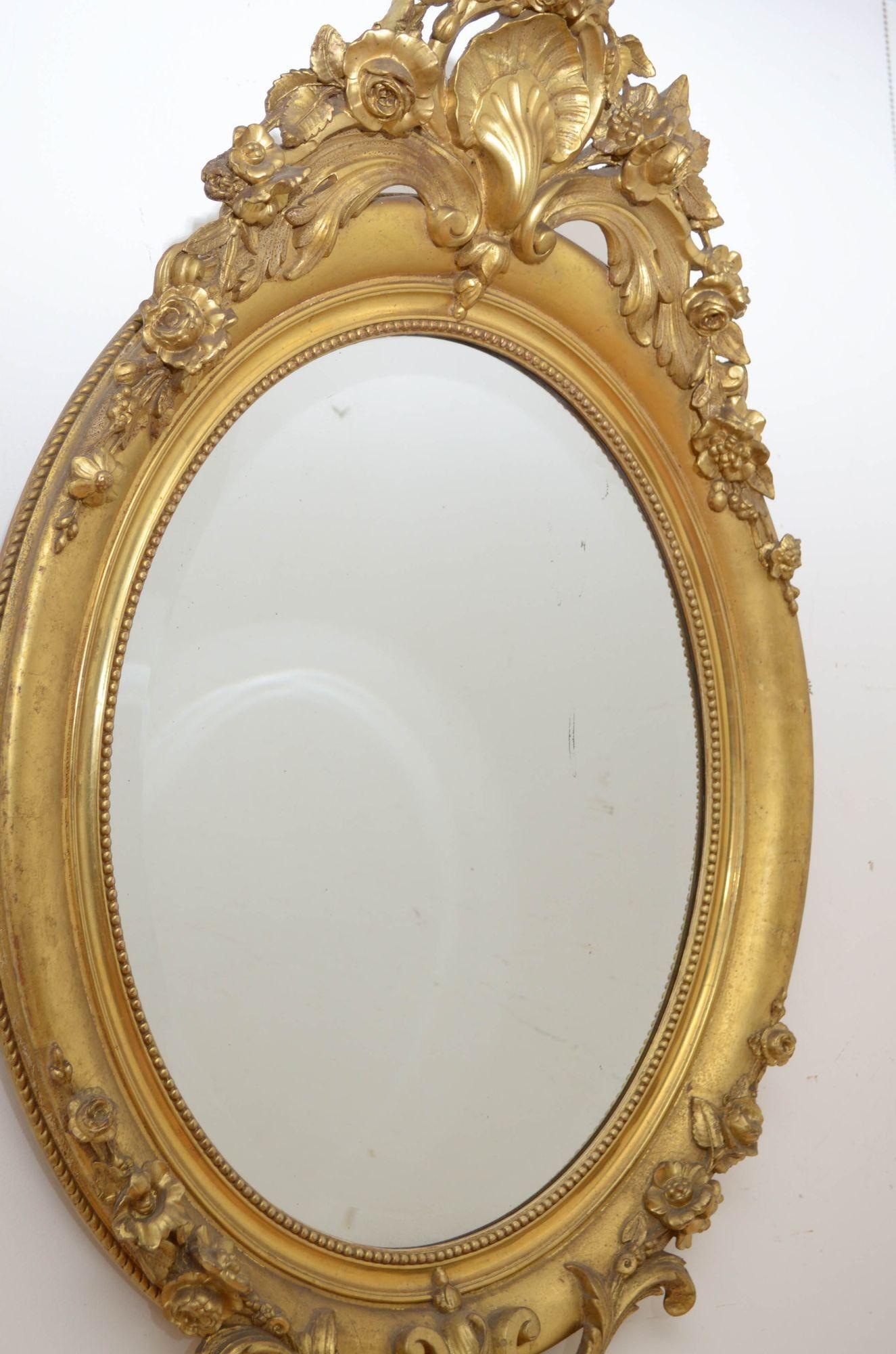 Fine 19th Century Wall Mirror In Good Condition For Sale In Whaley Bridge, GB