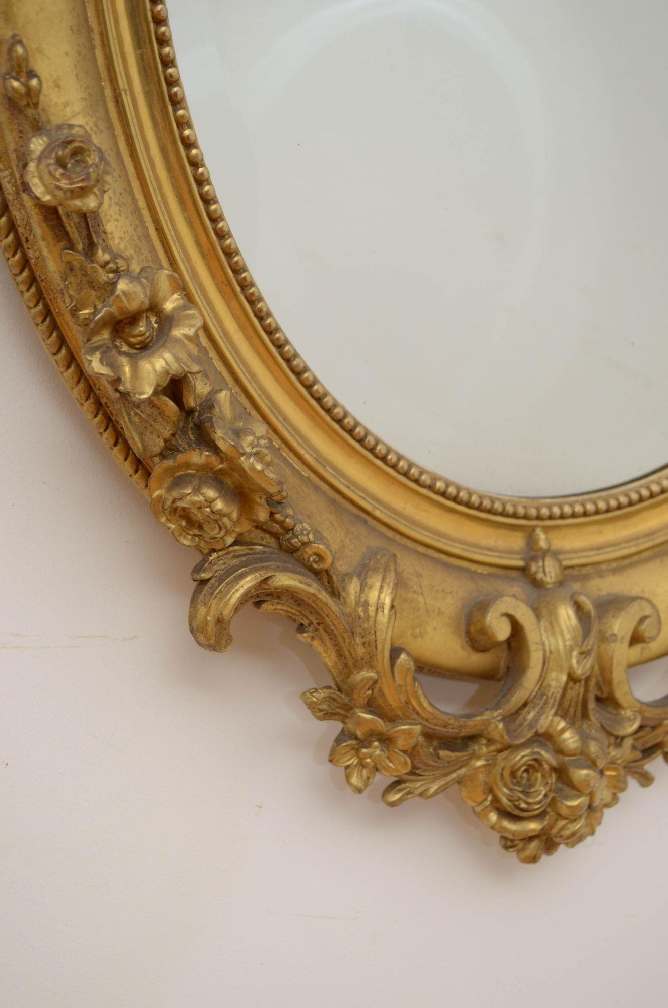 Fine 19th Century Wall Mirror For Sale 1