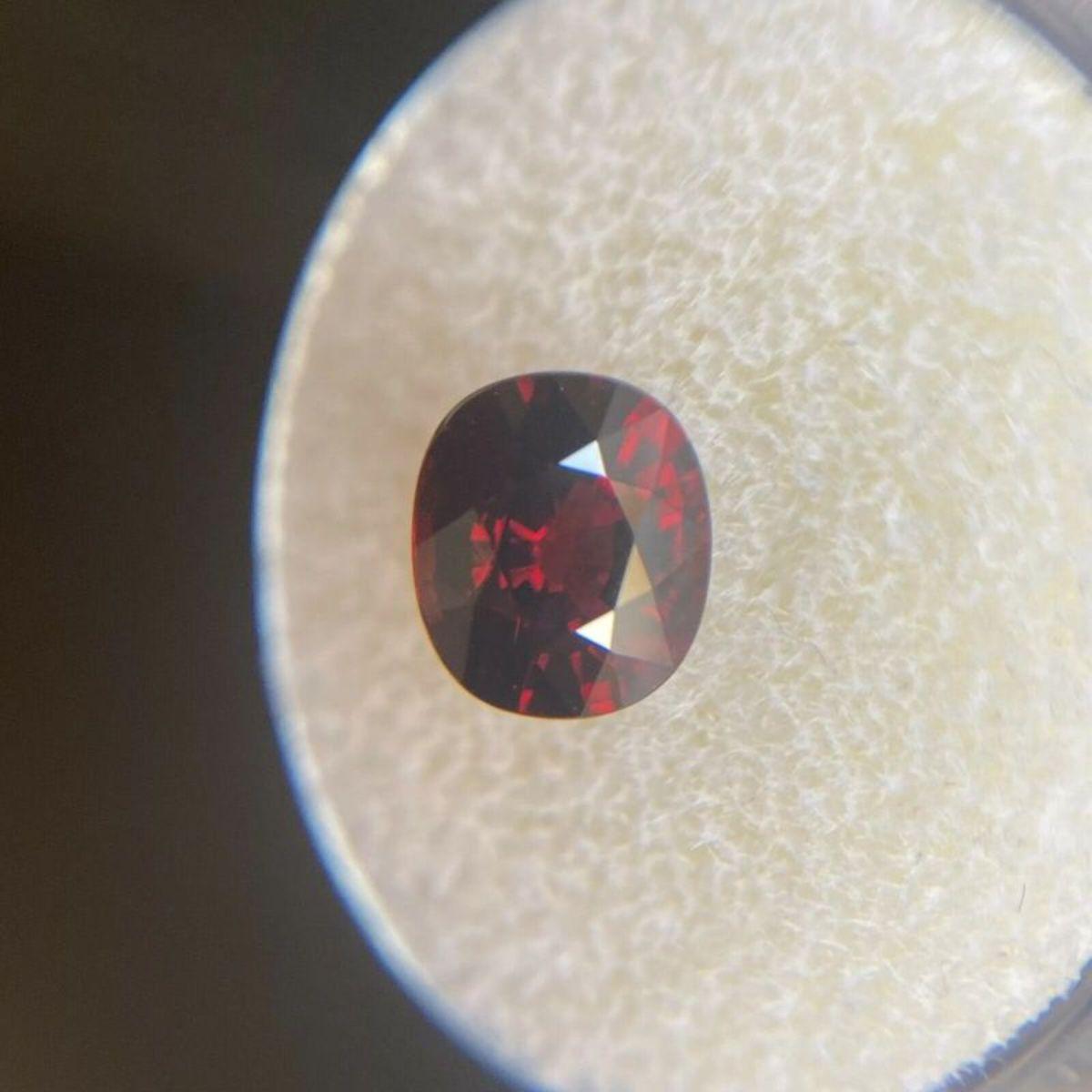 Fine 2.52ct Vivid Orange Red Spessartine Garnet Oval Cut Loose Gem 5