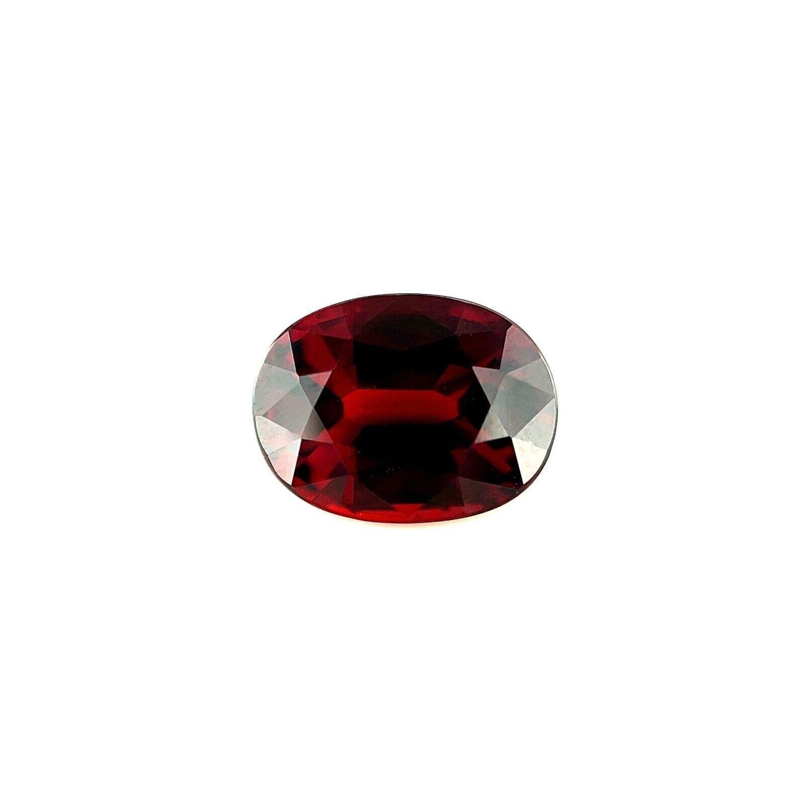 Fine 3.19ct Vivid Orange Red Spessartine Garnet IF Oval Cut Loose Gem 9.5x7.1mm

Fine Natural Spessartine Garnet Loose Gemstone.
3.19 Carat with a beautiful reddish orange colour and excellent clarity.  Very clean stone with only some small natural