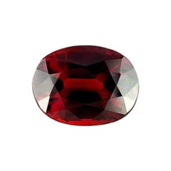 Fine 3.19ct Vivid Orange Red Spessartine Garnet IF Oval Cut Loose Gem
