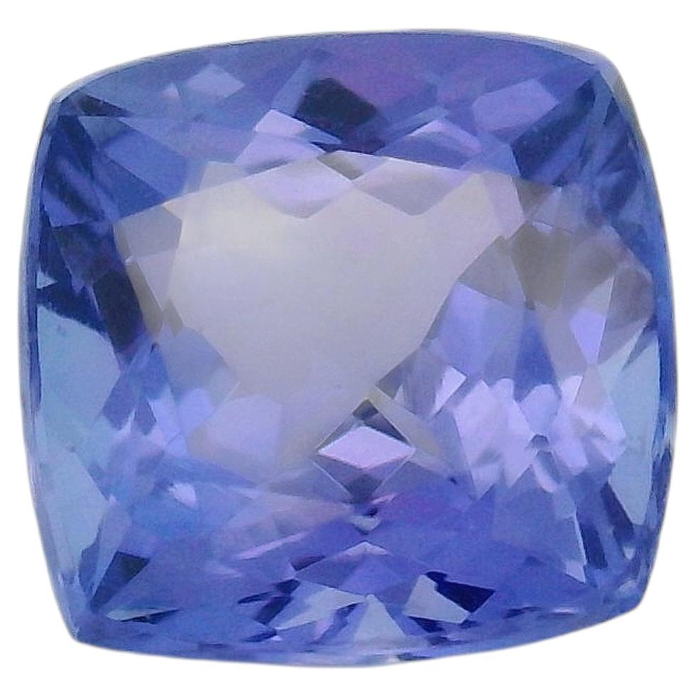 Tanzanite fine di 7 mm tagliata a cuscino - Gemma sfusa in vendita