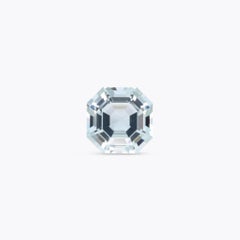 Fine 8.23-Carat Aquamarine Asscher-Cut Loose Gem - Merkaba Beverly Hills