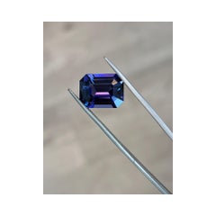 Fine 9.99-Carat Tanzanite Emerald-Cut - GIA Loose Gemstone - Merkaba Jewelry