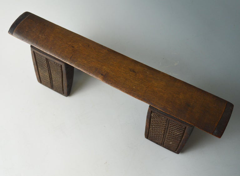 Wood African Tribal  Antique Zulu Headrest Neck Rest South Africa For Sale