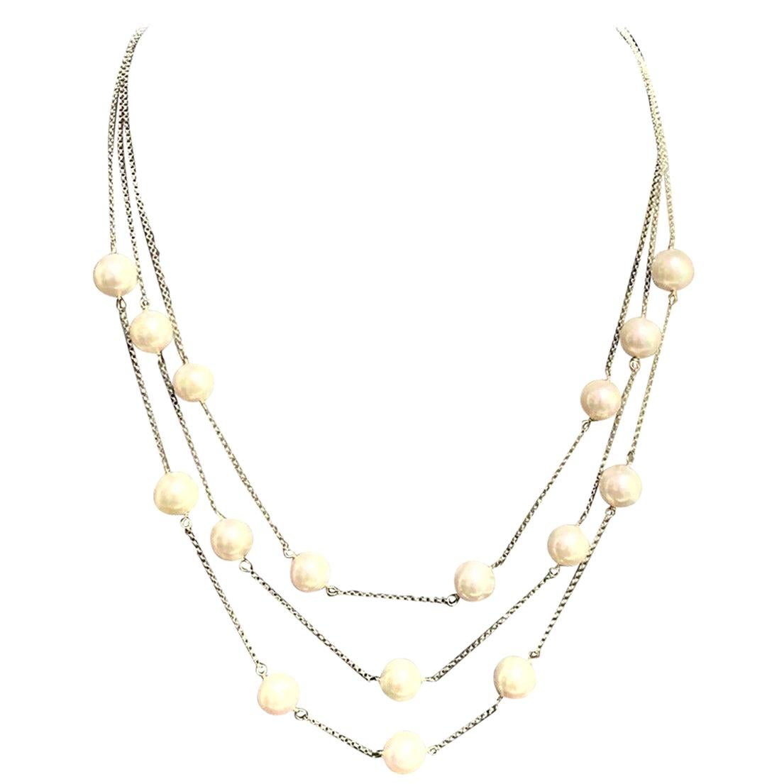 Triple Vine Necklace at 1stDibs