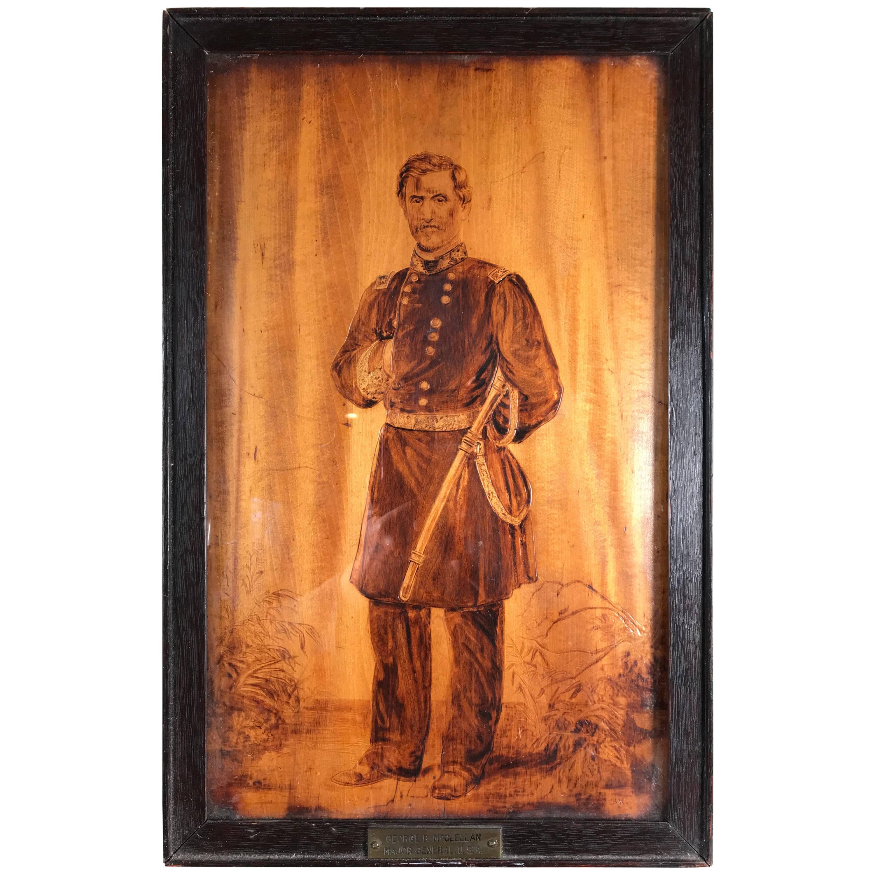 Fine American Art Signed George B. McClellan Major General, Boston Jan 22, 1862