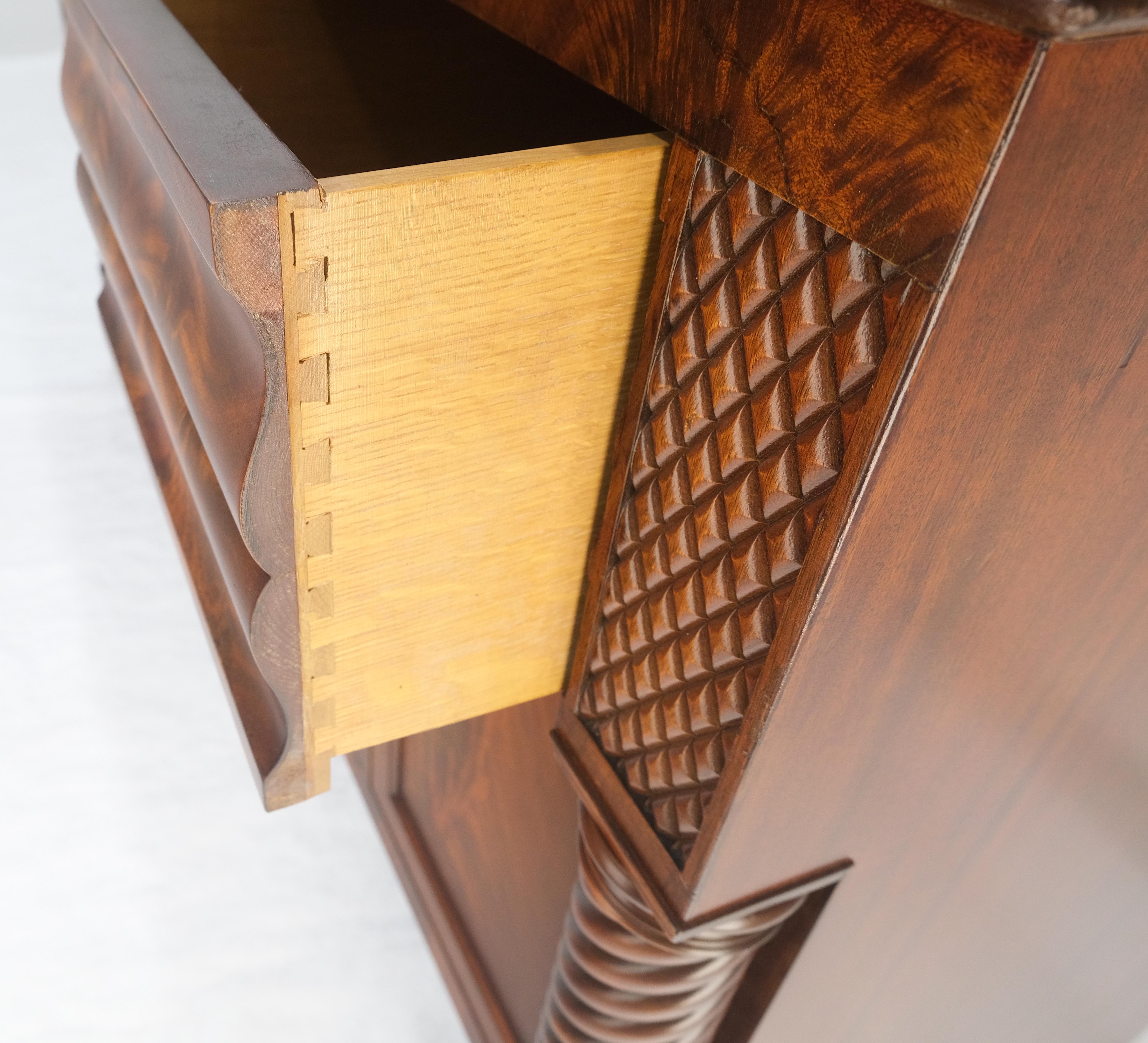 Fine American Empire Crotch Mahogany 66