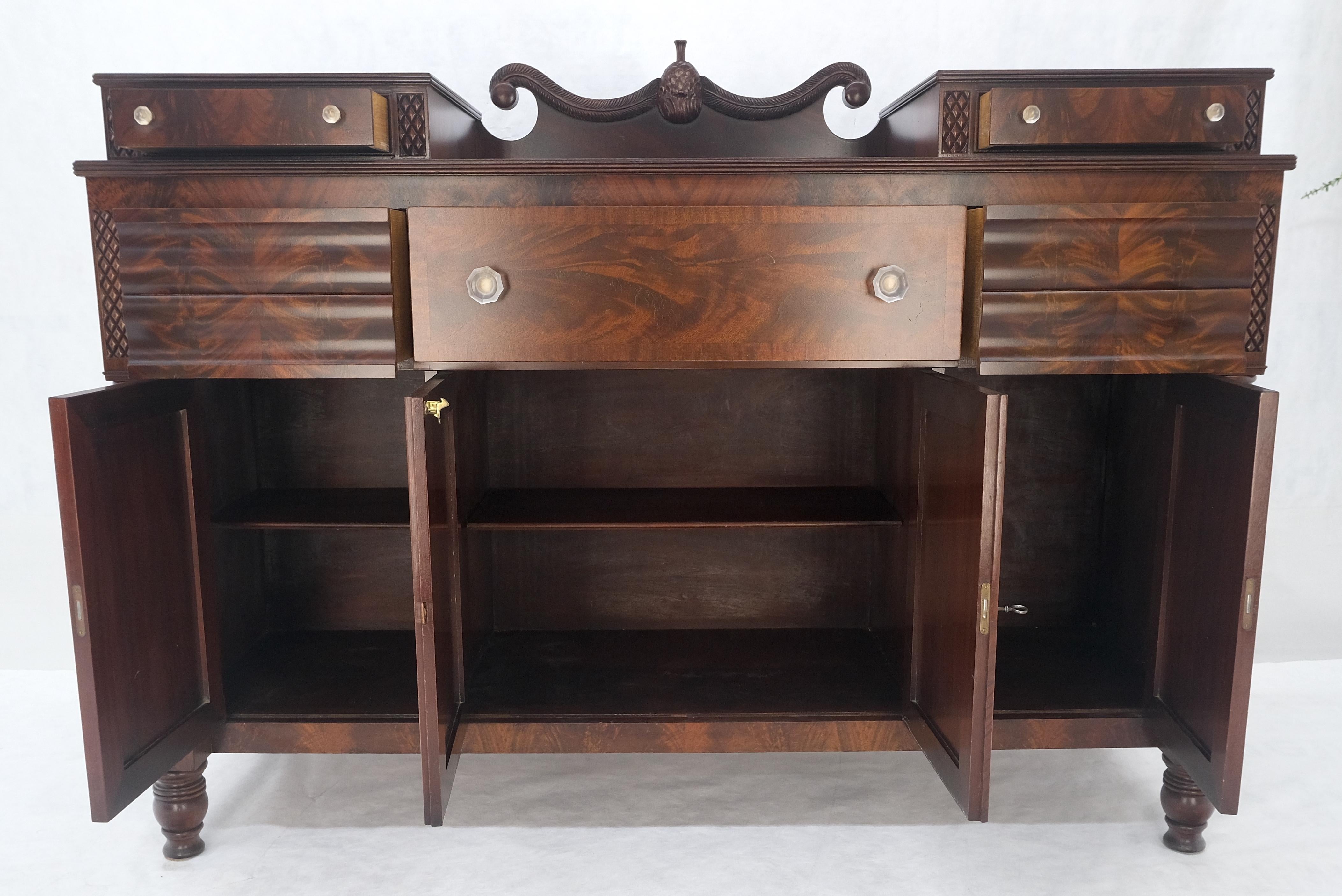 Fine American Empire Crotch Mahogany 66