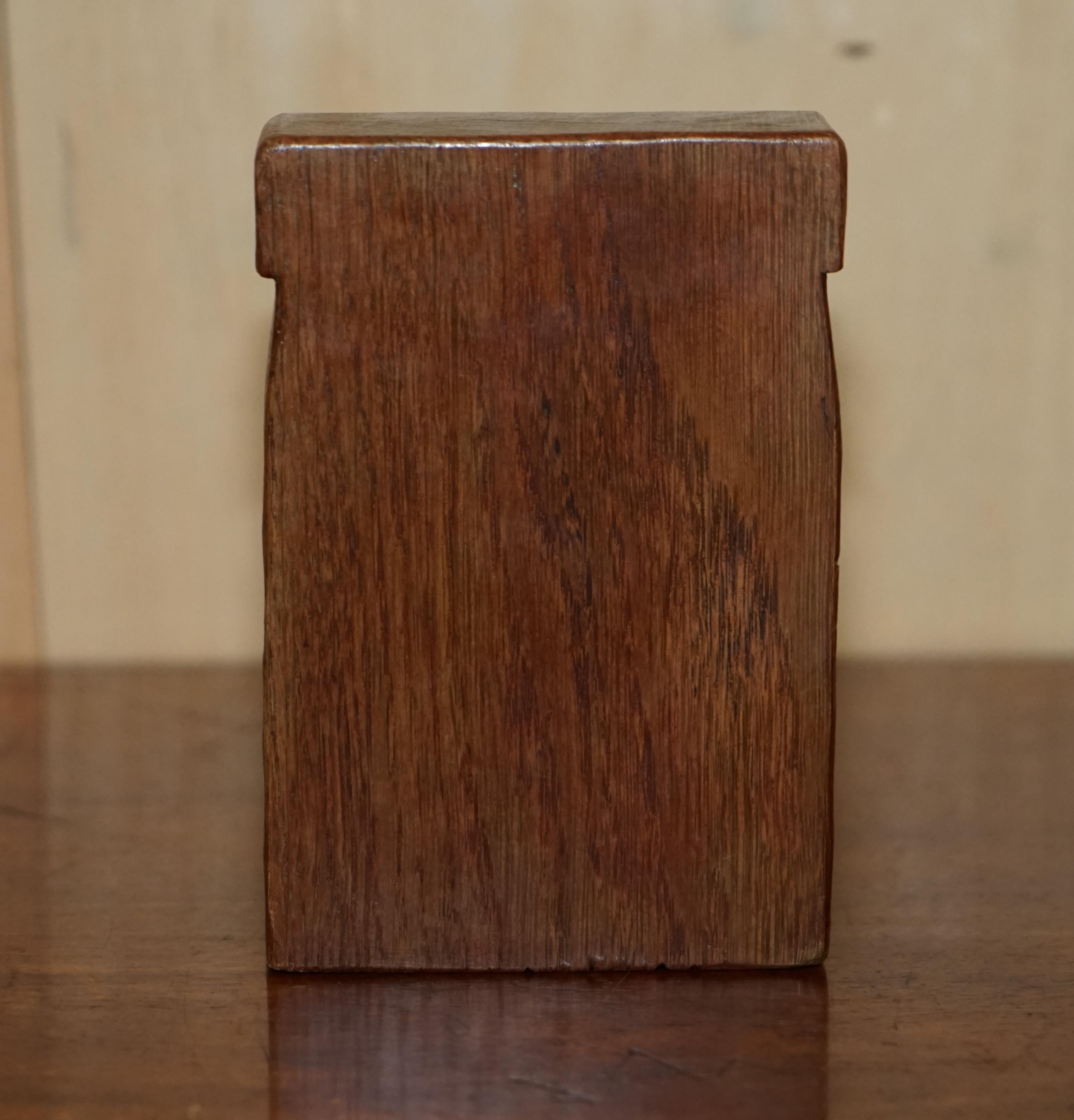 Fine and Collectable 1930s Pair of Robert Mouseman Thompson Bookends Must See! 4