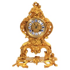 Fine and Early Ormolu Antique French Rococo Clock