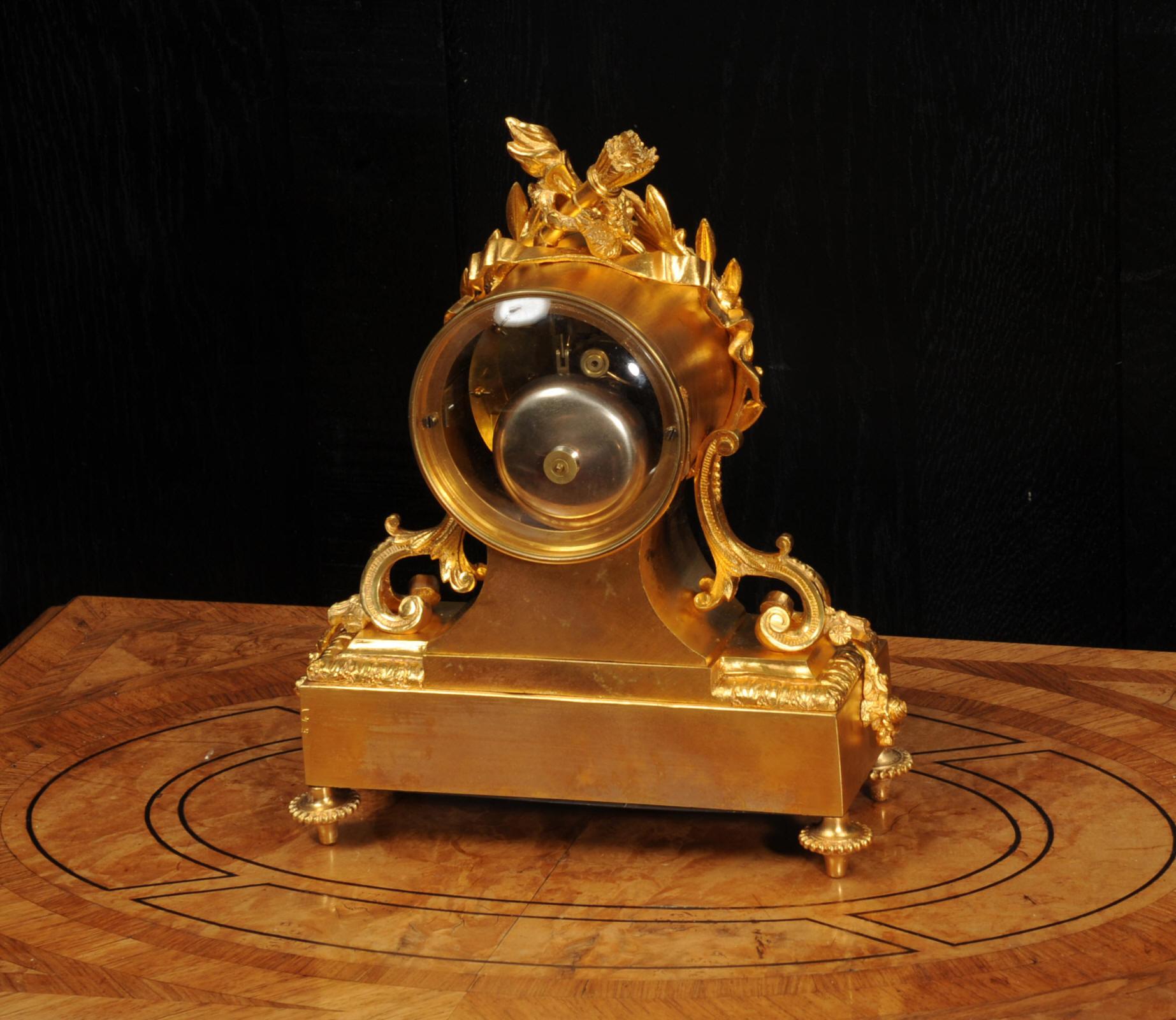 Fine and Early Sevres Porcelain and Ormolu Antique French Clock 6