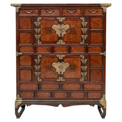 Fine and Elaborate Used Korean Chest 