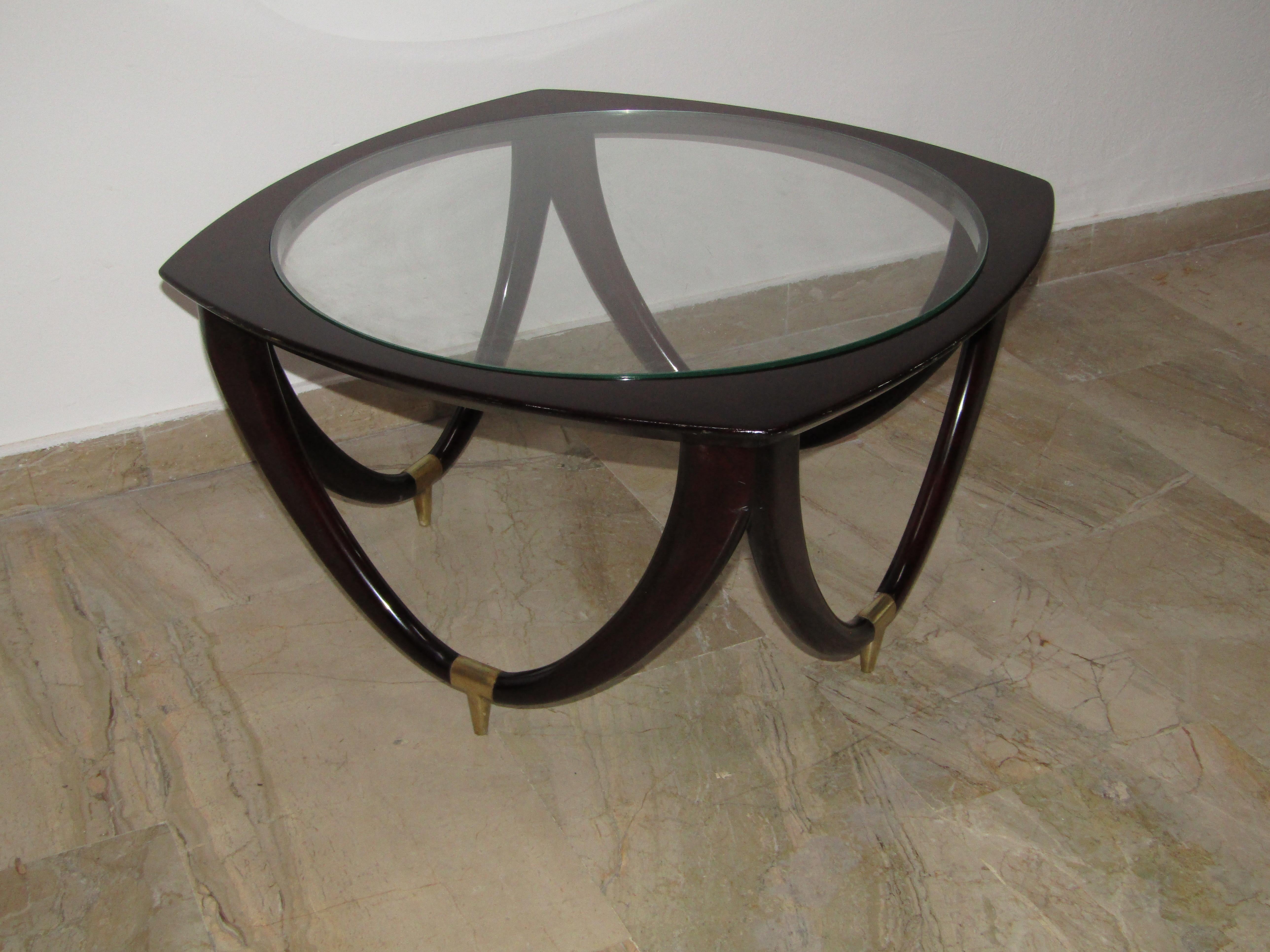 Mid-20th Century Fine and Elegant Melchiorre Bega Coffee Table, 1950