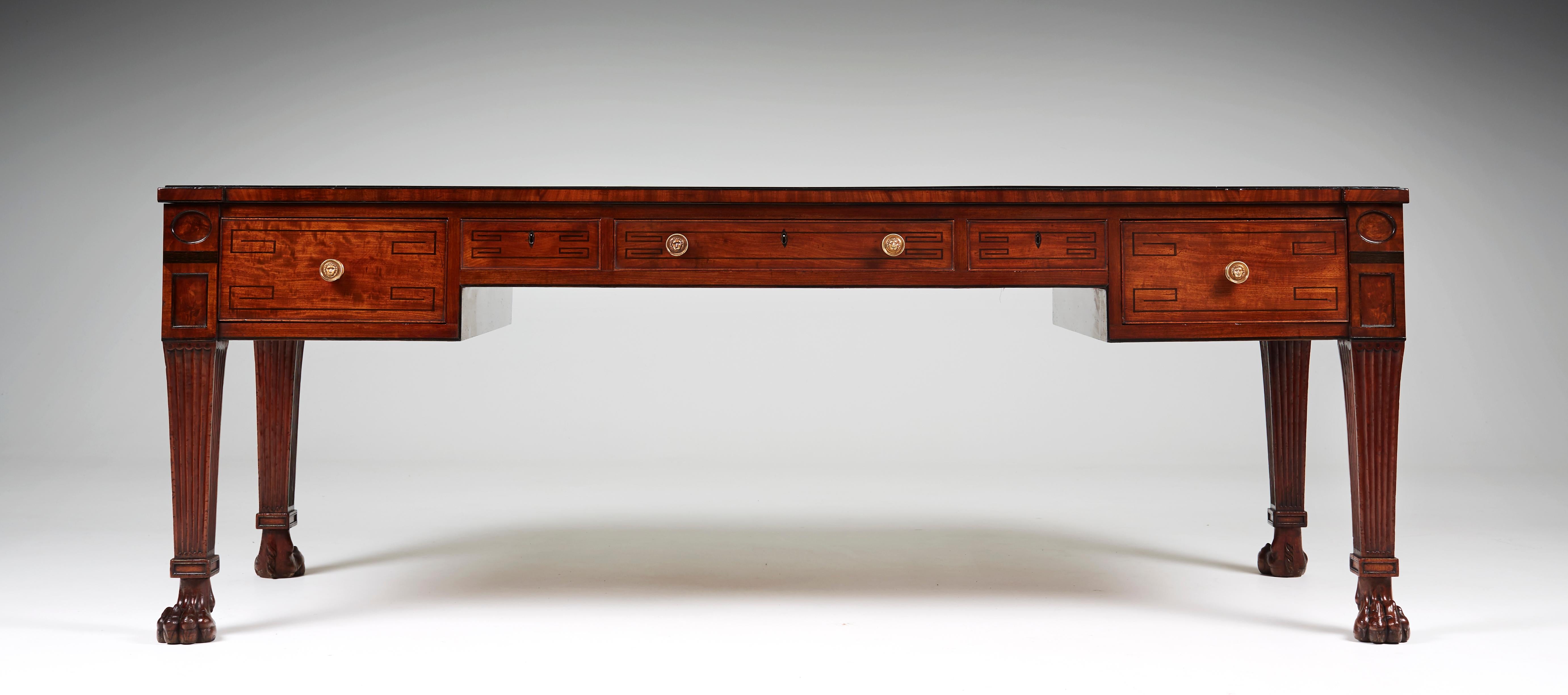 Fine and Impressive Early 19th Century Regency Writing Table from Stobo Castle 5
