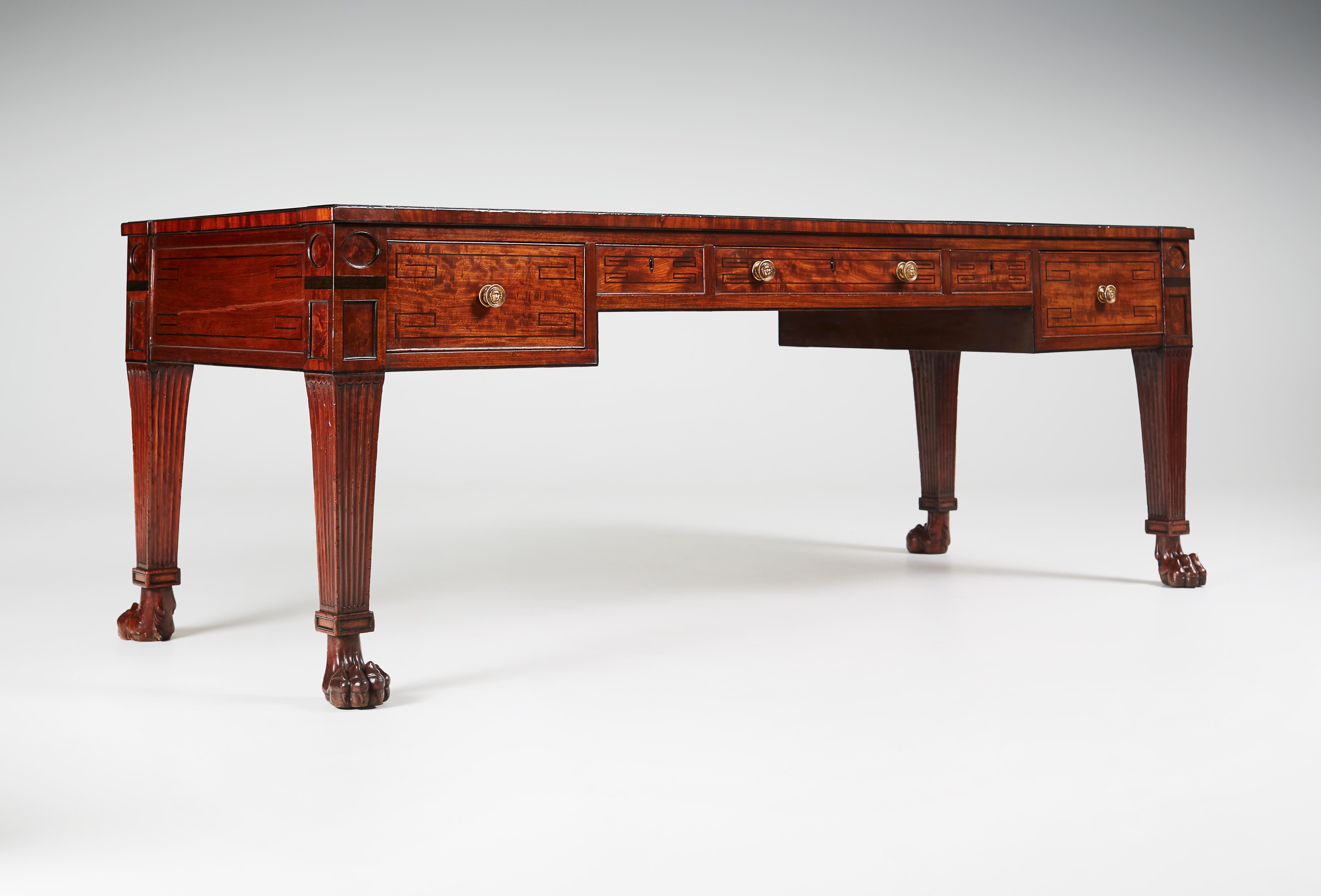 Fine and Impressive Early 19th Century Regency Writing Table from Stobo Castle 2
