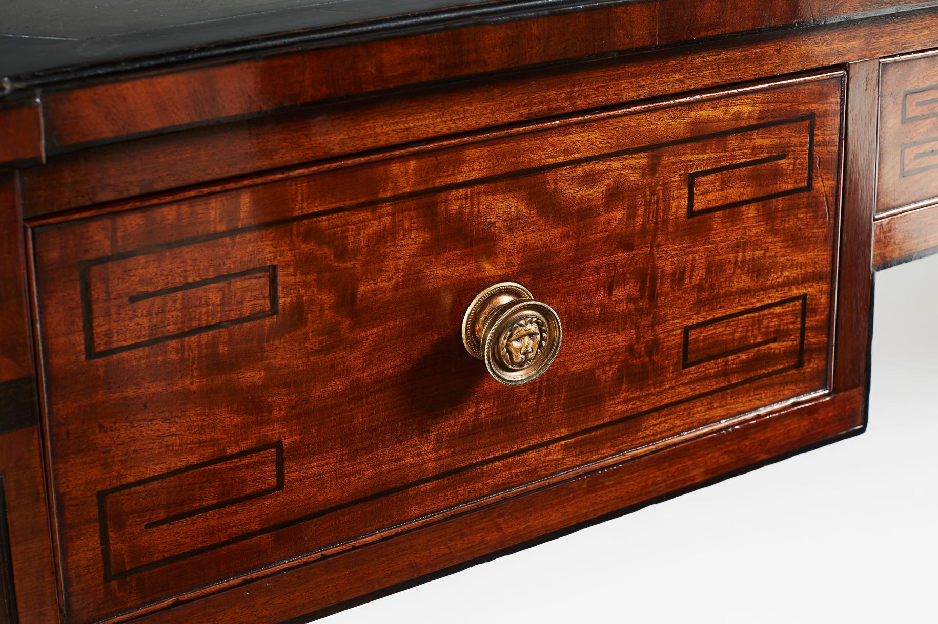 Fine and Impressive Early 19th Century Regency Writing Table from Stobo Castle 4