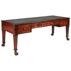 Fine and Impressive Early 19th Century Regency Writing Table from Stobo Castle